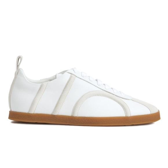 Totême  Off-white 'The Leather' Sneakers - Picture 1 of 7
